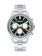 Radiant Herrenuhr 44mm Batterie mit Silber rostfreiem Stahlarmband