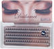 Set 60 Schwarze Einzelpersonen Wimpern