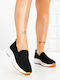 Adidași Flatforms Pentru Femei Negri