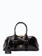 Leather Women's Handbag Crossbody Shoulder Black