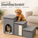 Lelo Pet SmartStep Scratch – Premium 4 σε 1 Αδιάβροχο Σκαλάκια Αυτοκινήτου για Σκύλο Γκρι