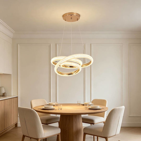 Adjustable Gold LED Ceiling Light With Warm White Light PA-135-GOLD