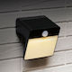 Grundig Wall Mounted Solar Light Warm White with Photocell IP44 14.4x10x13cm