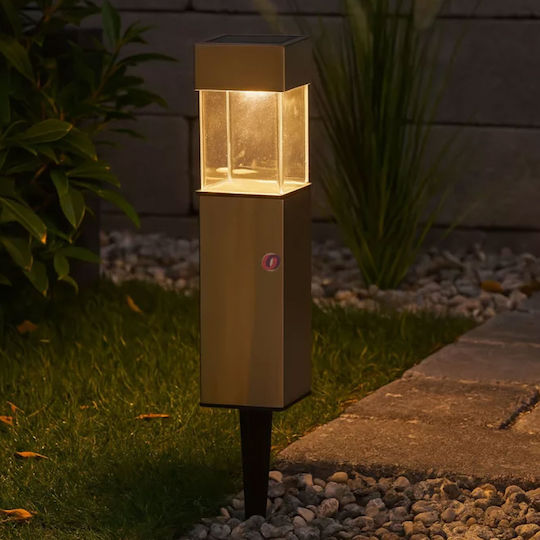 Grundig Spiked Solar Flowerpot Light Warm White with Photocell IP44 5.5x5.5x27.5cm