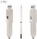 Set 3 Lame Chei Auto 202# 53r Ne72r Compatibil Renault Dacia Kd Vvdi Jmd