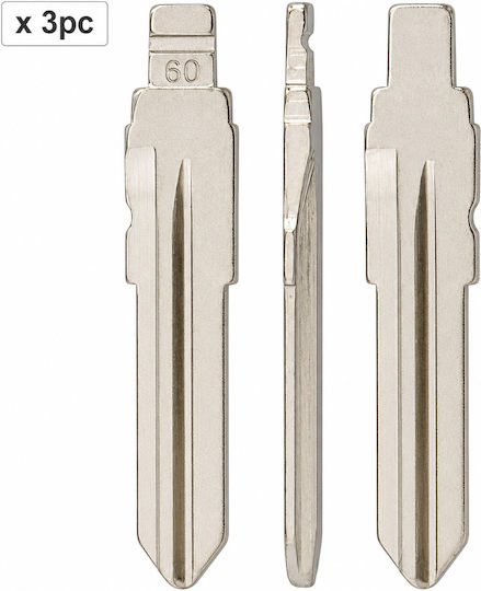 Set 3 Autoschlüssel Schutzhüllen 60# Gt15r Fiat Alfa Romeo