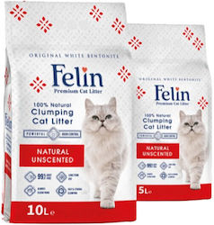 Felin Άμμος Γάτας χωρίς Άρωμα 10lt
