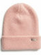 Beanie Γυναικείος Σκούφος Πλεκτός σε Ροζ χρώμα
