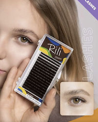 Eyelash Extensions Rili Choco C0.10 12mm 16 Lines