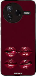 Sonique Diva Series Xiaomi Poco F7 Pro 5g Rote Lippen Handyhülle Sonique Diva Series Xiaomi Poco F7 Pro 5g Rote Lippen Handyhülle