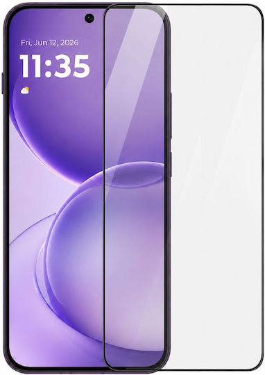 Avizar Stoßfest Gehärtetes Glas Displayschutzfolie Für Oppo Reno 16f 16 Fs Schwarz Transparent