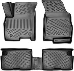 Πατάκια Σκαφάκια 3d Λάστιχο Tpe Chery Tiggo 8 Pro Avantgarde Pack 1st 2nd Row 2024+ Rizline 3 Τεμάχια Μαύρα