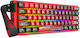 Redragon Venom K753 HE Gaming Mechanical Keyboard 60% with Magnetic Switches and RGB Lighting International English Red