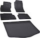 Rubber Trunk Car Mats Set Compatible with Ford C-Max Standard 5 Pieces
