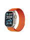 Tech-Protect Текстилна Каишка Оранжева (Apple Watch 8 / 9 / 10 / 11 / Se / Ultra)