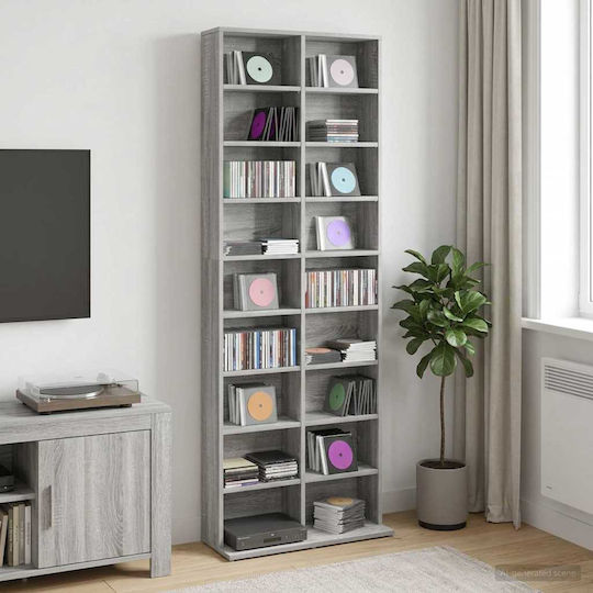 vidaXL Floor CD Case 65x23.5x175cm