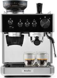 Breville Barista Classic Αυτόματη με Μύλο Άλεσης Silver VCF186X-01 Breville Barista Classic Αυτόματη με Μύλο Άλεσης Silver VCF186X-01