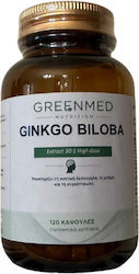 GreenMed Extract de Ginkgo Biloba 120 mg 120 capsule Greenmed GreenMed Extract de Ginkgo Biloba 120 mg 120 capsule Greenmed