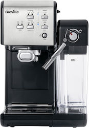 Breville Prima Latte II Espressomaschine Druckreiniger 19bar für Cappuccino Schwarz/Silber VCF108X-01 Breville Prima Latte II Espressomaschine Druckreiniger 19bar für Cappuccino Schwarz/Silber VCF108X-01