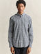 Short Sleeve Cotton Checked Green