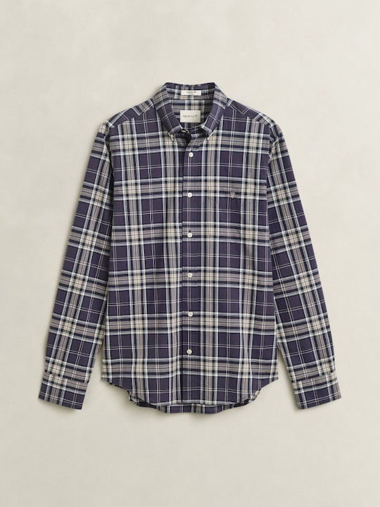 Gant Cămașă Regular Fit Albastră