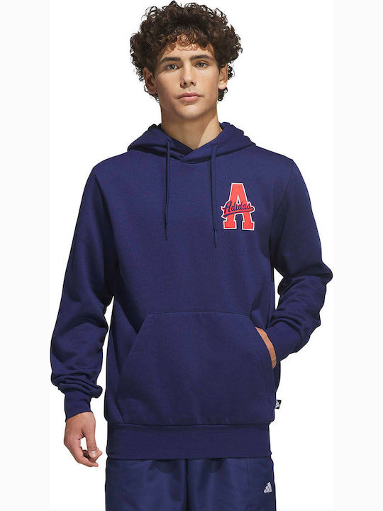 Sportswear Φούτερ με Κουκούλα Μπλε