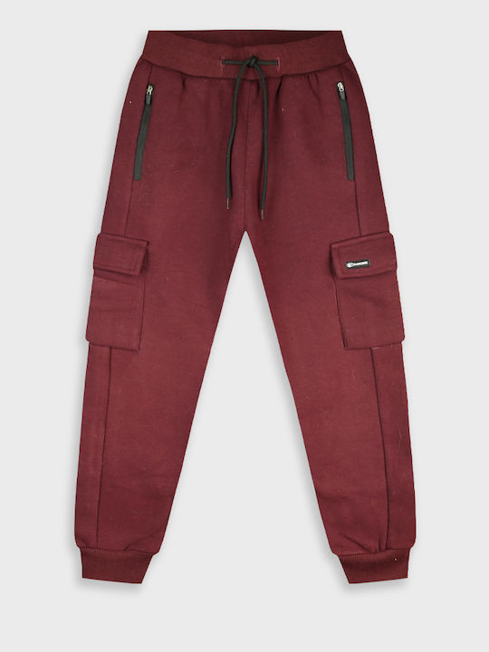 Energiers Kids Sweatpants Burgundy