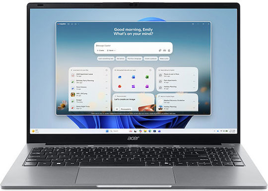 Acer Aspire Lite AL15 15.6 Zoll Vollständige HD Ryzen 3-5400U 8GB 512GB SSD Windows 11 Startseite US Tastatursprache