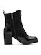 Stiefeletten Damen mit Hochabsatz Schwarz