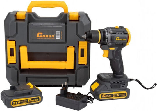 Conan COLI0821B Drill Driver Battery Brushless 21V 2x2Ah