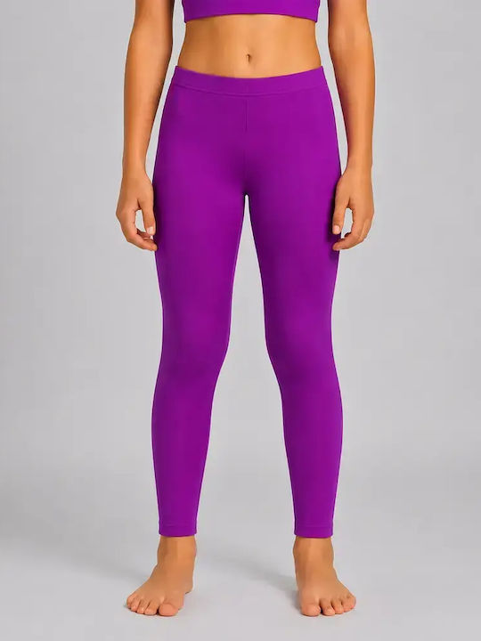Kids Long Purple Leggings