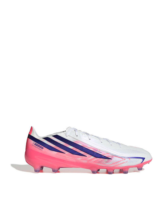 adidas F50 Hyperfast Pro AG-Pro Fußballschuhe mit Stollen Weiße