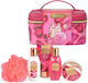IDC Institute Secret Stories Skin Care Set for Moisturizing & Body Cleaning Cherry Blossom 6 Pieces
