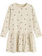 Mädchenkleid Langärmelig Beige