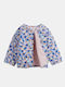 Kinder-Strickjacke Blau