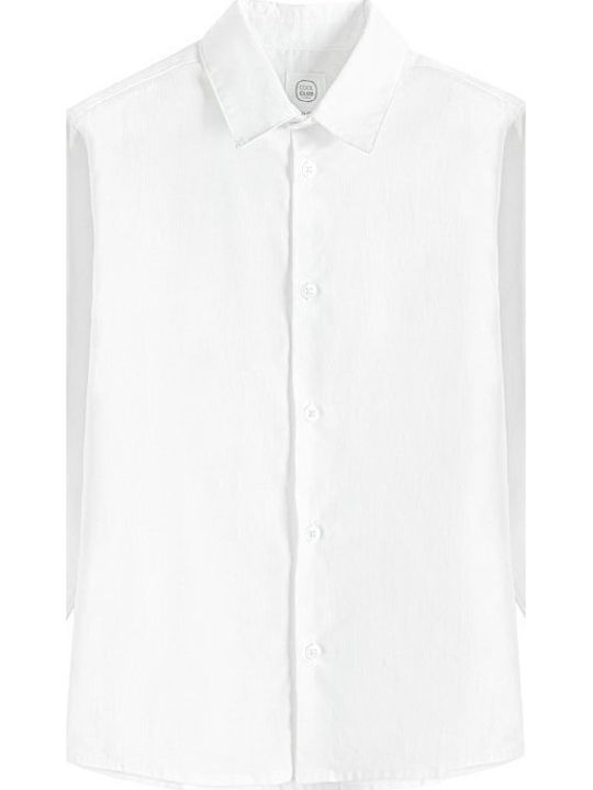 Kids Long-Sleeved Shirt White