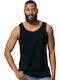 Gildan Softstyle Herren Werbebluse Ärmellose Schwarz