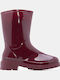 Damen Gummistiefel Burgundische