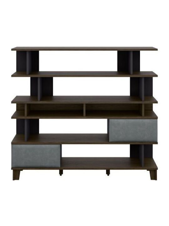 Biblioteci 104 Negru (2 Buc) 165x42x147cm