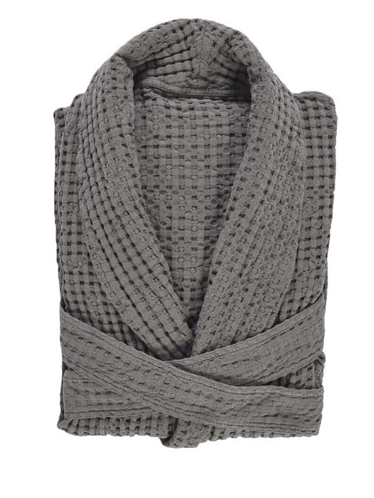 Abyss & Habidecor Bademantel in Grauer Farbe 300g/m²