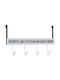 Mirrors & More Zoe Wandspiegel mit Grau Kunststoff Rahmen 40x12.5cm