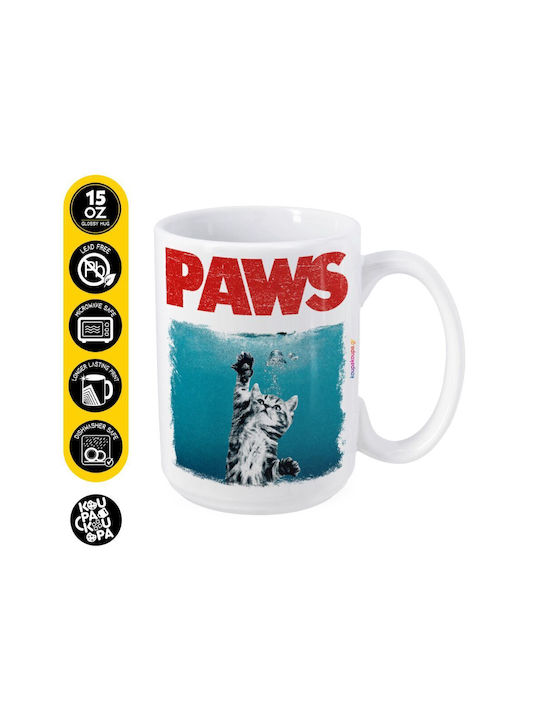 Koupakoupa Paws Κούπα Κεραμική 450ml