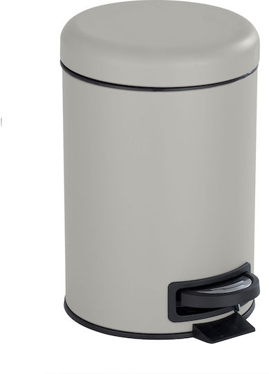 Wenko Inox Badezimmer Mülleimer 3lt Beiges