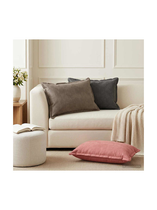 vidaXL Sofa-Kissen Houten aus Samt Rosa 50x70cm
