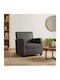 Armchair Black 70x79x78cm