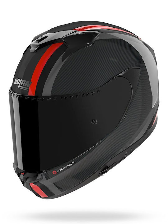 Nolan X-804 RS Ultra Carbon Gemini 352 Black/Red/Anthracite Motorcycle Helmet Full Face ECE 22.06