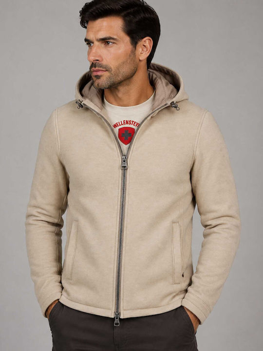 Wellensteyn Men's Hooded Cardigan Cashmeremelan...