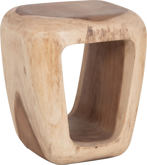 Taburete de cameră de zi Pat Suar Natural 38x34x48cm