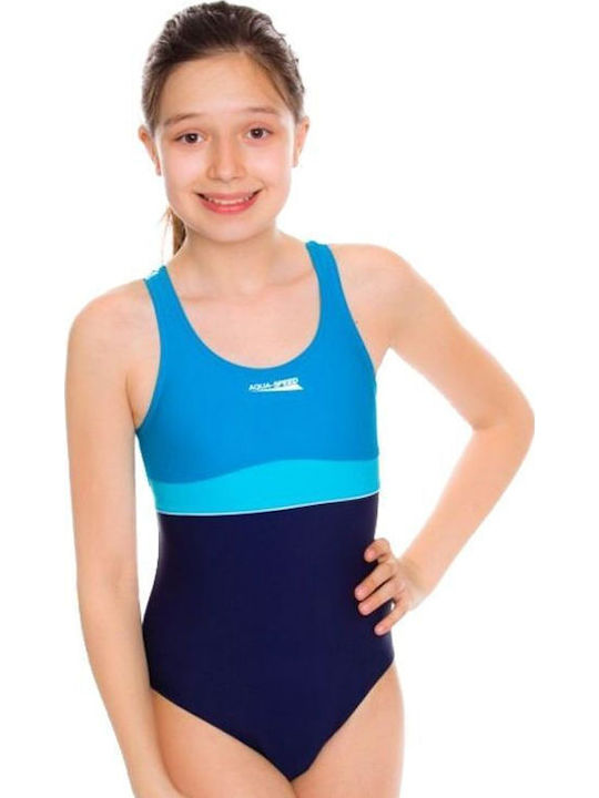 Aquaspeed Emily Детски Бански Цял Син/Тюркоаз
