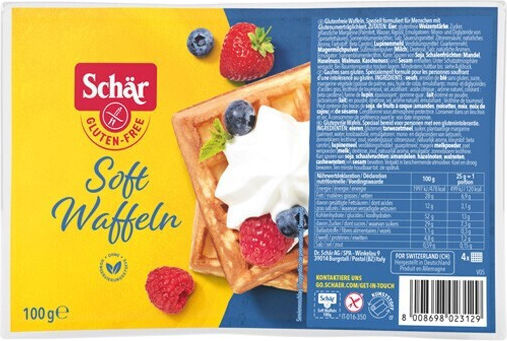 Schar Vafe Chocolate Fara Gluten (4x100gr)